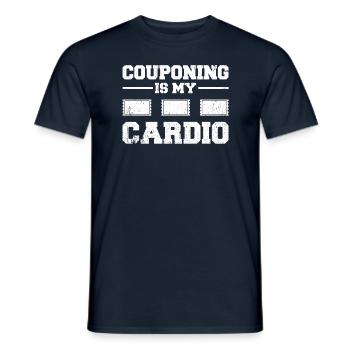 Coupon de points - T-shirt homme - marine - Devant - AI Model Male 178 light (178cm)