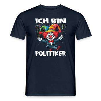 Karneval Kostüm Fasching Fastnacht - Männer T-Shirt - Navy - Vorne - AI Model Male 178 light (178cm)