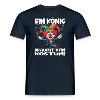 Karneval Kostüm Fasching Fastnacht - Männer T-Shirt - Navy - Vorne - AI Model Male 178 light (178cm)