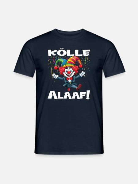 Karneval Kostüm Fasching Fastnacht - T-shirt herr - marinblå