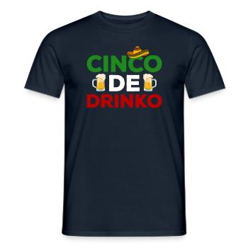 Cinco de Mayo - Men's T-Shirt - navy - Front - AI Model Male 178 light (178cm)