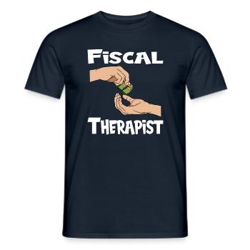 Steuerzahler Finanzamt Steuer zahlen - Männer T-Shirt - Navy - Vorne - AI Model Male 178 light (178cm)