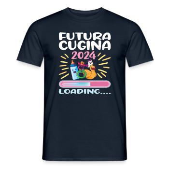 Become a cousin in 2024 - Men's T-Shirt - navy - Front - AI Model Male 178 light (178cm)