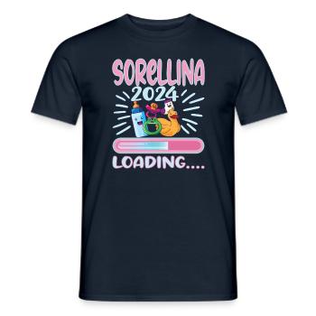 Futura Sorellina 2024 Loading - Men's T-Shirt - navy - Front - AI Model Male 178 light (178cm)