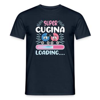gescheBecome a cousin 2024 - Men's T-Shirt - navy - Front - AI Model Male 178 light (178cm)