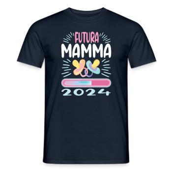 Super Mamma 2024 Loading - Men's T-Shirt - navy - Front - AI Model Male 178 light (178cm)