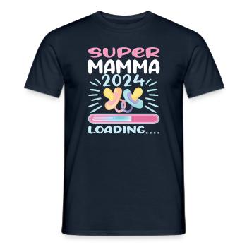 Super Mamma 2024 Loading - Men's T-Shirt - navy - Front - AI Model Male 178 light (178cm)