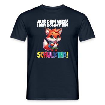 Inscription scolaire 2024 de l’école de la rentrée scolaire - T-shirt homme - marine - Devant - AI Model Male 178 light (178cm)
