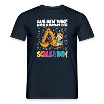 Inscription scolaire 2024 de l’école de la rentrée scolaire - T-shirt homme - marine - Devant - AI Model Male 178 light (178cm)