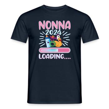 Nonna 2024 Loading Grandma 2024 - Men's T-Shirt - navy - Front - AI Model Male 178 light (178cm)