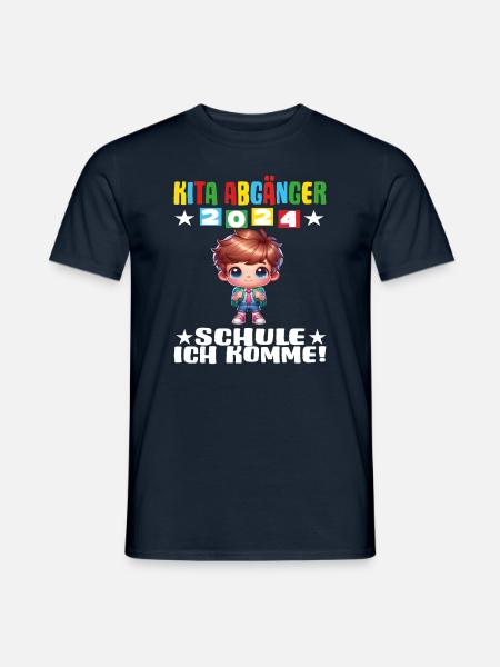 Daycare Leavers 2024 School Enrollment 2024 - Men's T-Shirt - navy