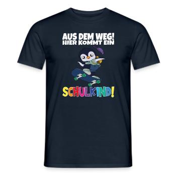 Schulkind 2024 Einschulung Schulanfang - Männer T-Shirt - Navy - Vorne - AI Model Male 178 light (178cm)