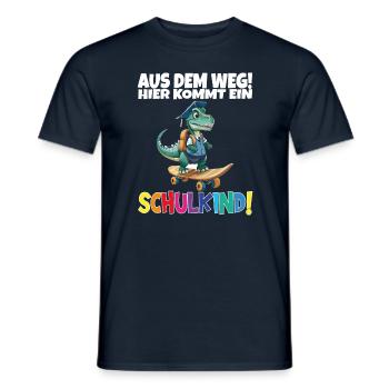 Schulkind 2024 Einschulung Schulanfang - Männer T-Shirt - Navy - Vorne - AI Model Male 178 light (178cm)