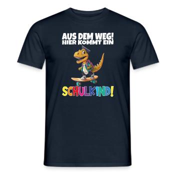 Schulkind 2024 Einschulung Schulanfang - Männer T-Shirt - Navy - Vorne - AI Model Male 178 light (178cm)