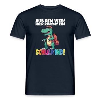 Écoliers 2024 Inscriptions scolaires Retour à l’école - T-shirt homme - marine - Devant - AI Model Male 178 light (178cm)