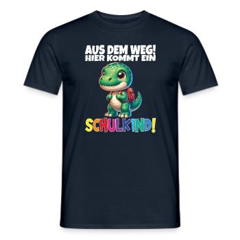 Écolier 2024 entrant à l'école - T-shirt homme - marine - Devant - AI Model Male 178 light (178cm)