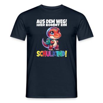 Écolier 2024 entrant à l'école - T-shirt homme - marine - Devant - AI Model Male 178 light (178cm)