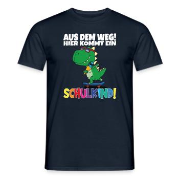 Écolier 2024 entrant à l'école - T-shirt homme - marine - Devant - AI Model Male 178 light (178cm)