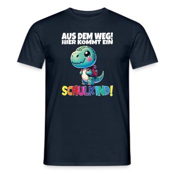Écolier 2024 entrant à l'école - T-shirt homme - marine - Devant - AI Model Male 178 light (178cm)