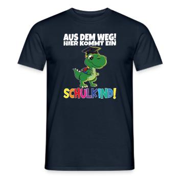 Écolier 2024 entrant à l'école - T-shirt homme - marine - Devant - AI Model Male 178 light (178cm)