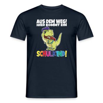 Écolier 2024 entrant à l'école - T-shirt homme - marine - Devant - AI Model Male 178 light (178cm)
