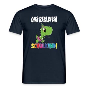 Écolier 2024 entrant à l'école - T-shirt homme - marine - Devant - AI Model Male 178 light (178cm)