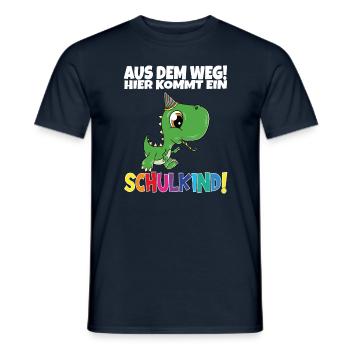 Écolier 2024 entrant à l'école - T-shirt homme - marine - Devant - AI Model Male 178 light (178cm)