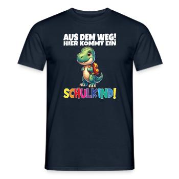 Écolier 2024 entrant à l'école - T-shirt homme - marine - Devant - AI Model Male 178 light (178cm)