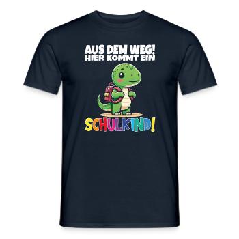 Écolier 2024 entrant à l'école - T-shirt homme - marine - Devant - AI Model Male 178 light (178cm)