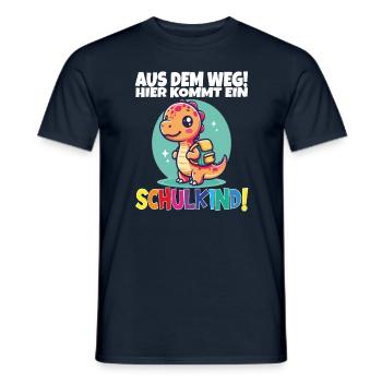 Écolier 2024 entrant à l'école - T-shirt homme - marine - Devant - AI Model Male 178 light (178cm)