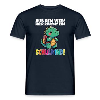 Écolier 2024 entrant à l'école - T-shirt homme - marine - Devant - AI Model Male 178 light (178cm)