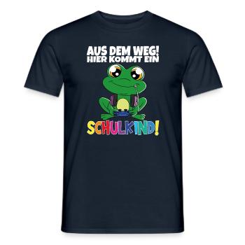 Écolier 2024 entrant à l'école - T-shirt homme - marine - Devant - AI Model Male 178 light (178cm)