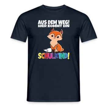 Écolier 2024 entrant à l'école - T-shirt homme - marine - Devant - AI Model Male 178 light (178cm)