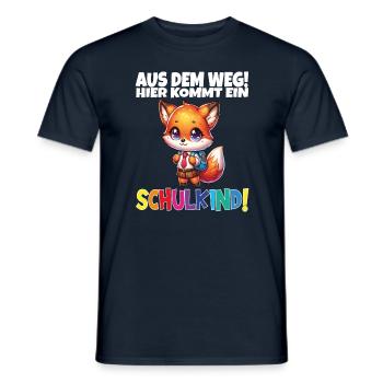 Écolier 2024 entrant à l'école - T-shirt homme - marine - Devant - AI Model Male 178 light (178cm)