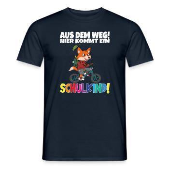 Écolier 2024 entrant à l'école - T-shirt homme - marine - Devant - AI Model Male 178 light (178cm)