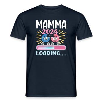 Super Mamma 2024 Loading - Men's T-Shirt - navy - Front - AI Model Male 178 light (178cm)