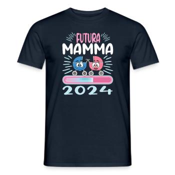 Super Mamma 2024 Loading - Men's T-Shirt - navy - Front - AI Model Male 178 light (178cm)