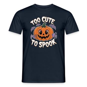 Zu Niedlich Zum Gruseln Halloween - Männer T-Shirt - Navy - Vorne - AI Model Male 178 light (178cm)