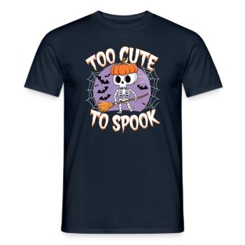 Zu Niedlich Zum Gruseln Halloween - Männer T-Shirt - Navy - Vorne - AI Model Male 178 light (178cm)