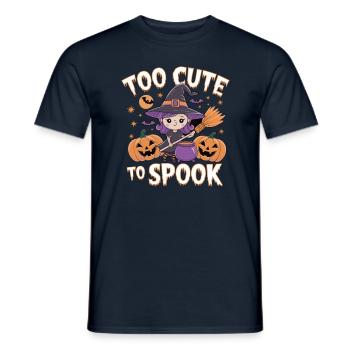 Zu Niedlich Zum Gruseln Halloween - Männer T-Shirt - Navy - Vorne - AI Model Male 178 light (178cm)
