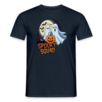 Halloween Spooky Squad Geist mit Mütze - Männer T-Shirt - Navy - Vorne - AI Model Male 178 light (178cm)