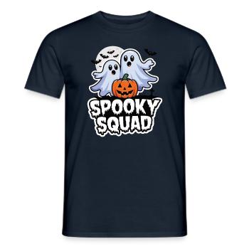 Halloween Spooky Squad Geist mit Mütze - Männer T-Shirt - Navy - Vorne - AI Model Male 178 light (178cm)