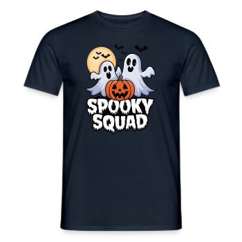 Halloween Spooky Squad Geist mit Mütze - Männer T-Shirt - Navy - Vorne - AI Model Male 178 light (178cm)