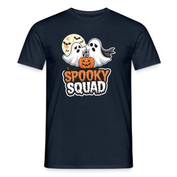 Halloween Spooky Squad fantôme avec chapeau - T-shirt homme - marine - Devant - AI Model Male 178 light (178cm)