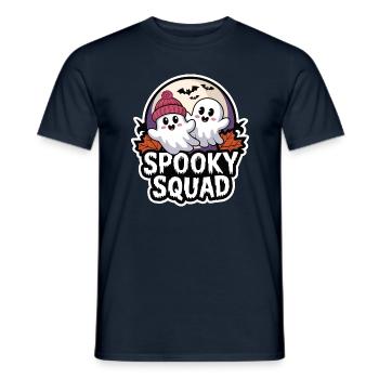 Halloween Spooky Squad Geist mit Mütze - Männer T-Shirt - Navy - Vorne - AI Model Male 178 light (178cm)