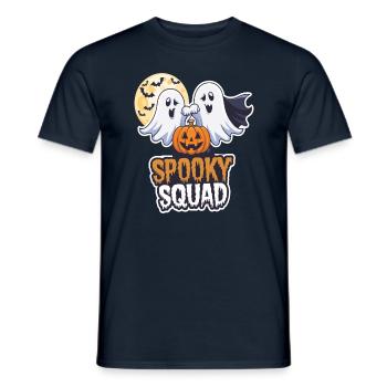 Halloween Spooky Squad Geist mit Mütze - Männer T-Shirt - Navy - Vorne - AI Model Male 178 light (178cm)