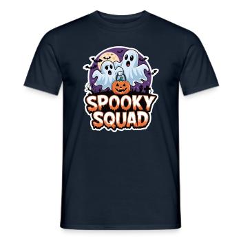 Halloween Spooky Squad Geist mit Mütze - Männer T-Shirt - Navy - Vorne - AI Model Male 178 light (178cm)