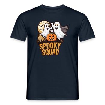 Halloween Spooky Squad Geist mit Mütze - Männer T-Shirt - Navy - Vorne - AI Model Male 178 light (178cm)