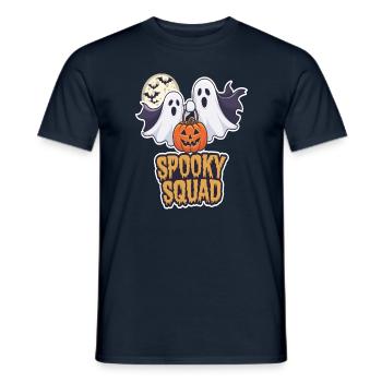 Halloween Spooky Squad Geist mit Mütze - Männer T-Shirt - Navy - Vorne - AI Model Male 178 light (178cm)
