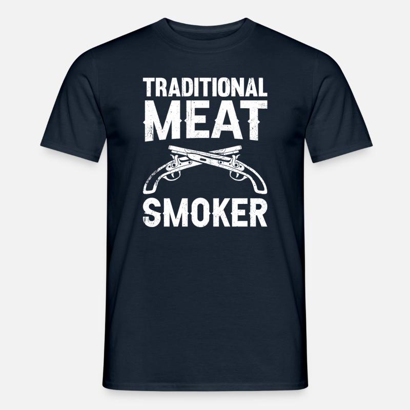 Vorderlader Muzzleloader Muzzle Loading - Männer T-Shirt - Navy